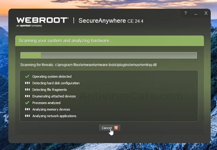 webroot system optimizer tool